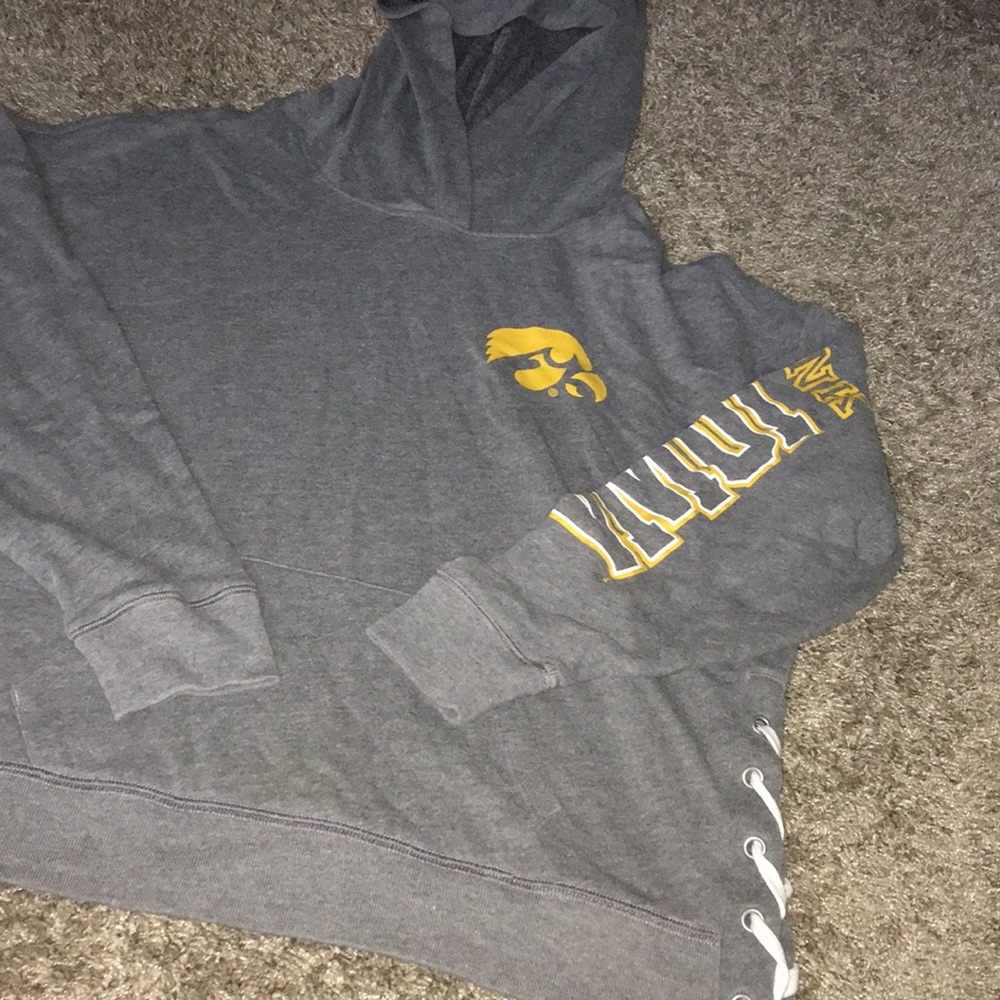 PINK iowa hoodie
